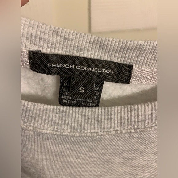 French Connection Love Embroidered Sweatshirt - Picture 2 of 7